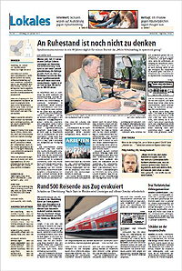 Artikel über die Bruno Schmidt Spedition im Mindener Tageblatt vom 24.1.2012